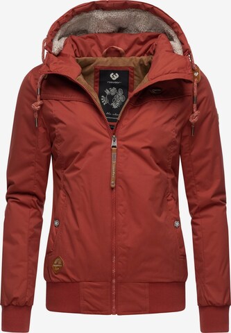 Veste fonctionnelle 'Jotty' Ragwear en rouge : devant