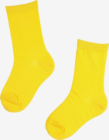 Calzino di Sokisahtel in giallo: frontale