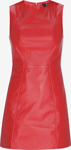 Abito 'Fashion Look' di faina in rosso: frontale