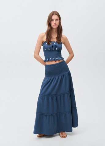 MANGO TEEN Skirt 'Echof' in Blue