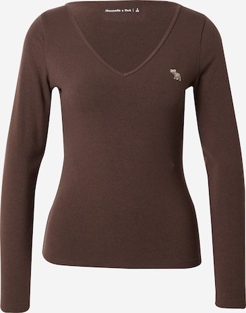 Abercrombie & Fitch Shirt in Brown: front