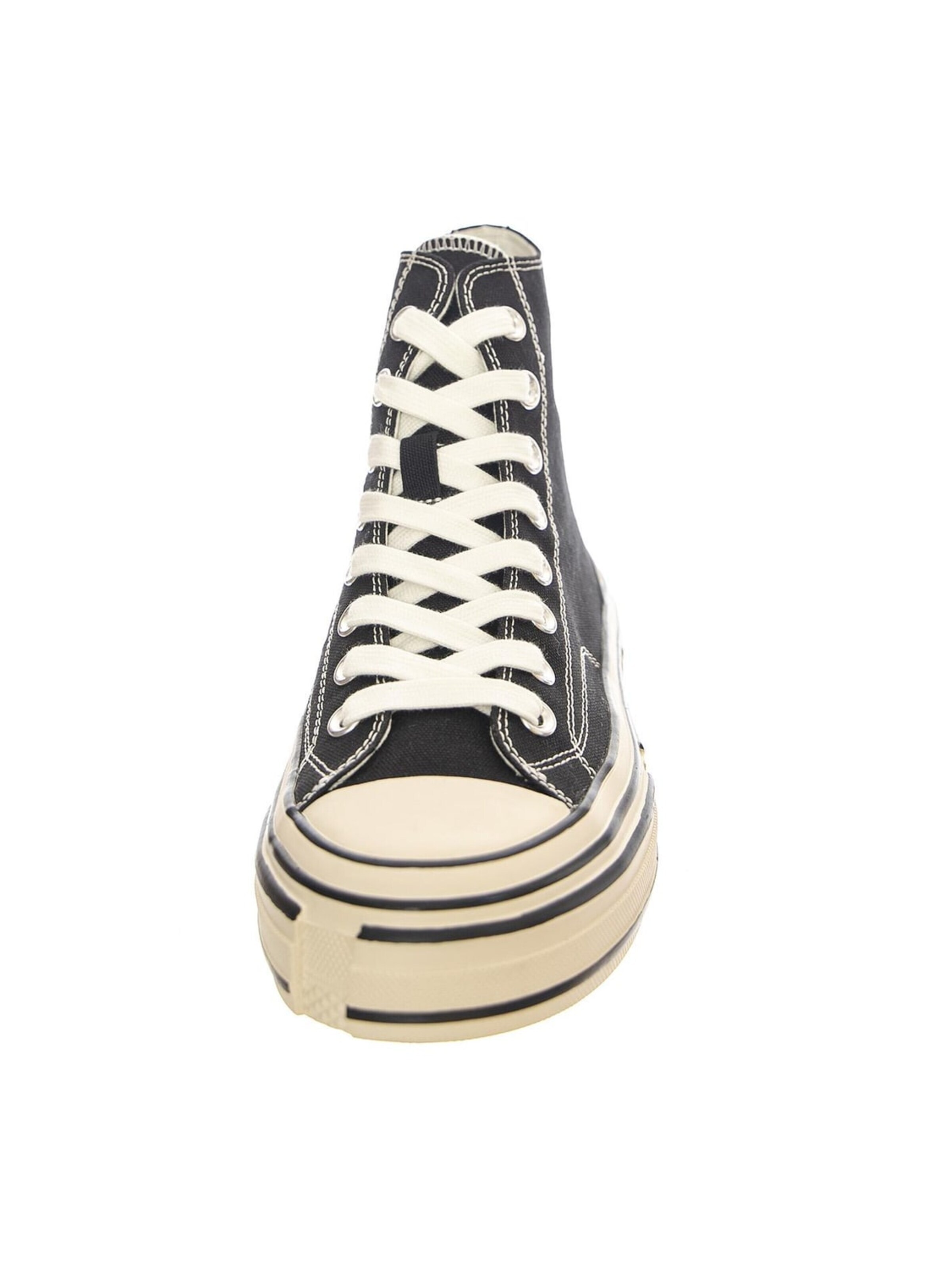 Jeffrey Campbell Sneakersy wysokie 'JC Play Endorphin-H Canvas Black Shoes' w kolorze czarny
