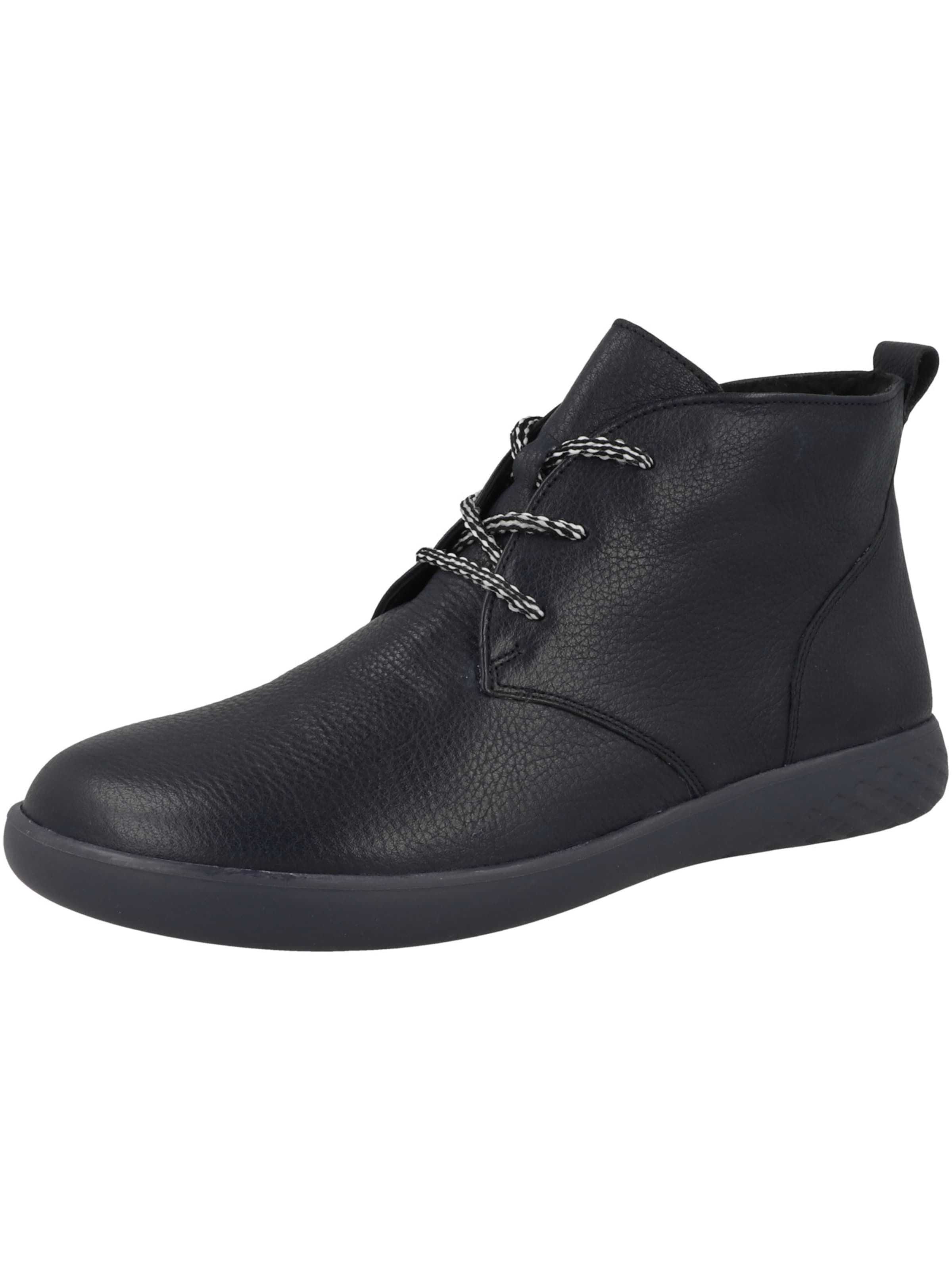 WALDLÄUFER Stiefelette  'H-Cloé' in Schwarz: Vorderseite