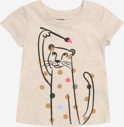 GAP T-Shirt en beige chiné / émeraude / rose / noir, Vue avec produit