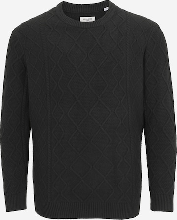 juoda Jack & Jones Plus Megztinis 'JORCAMBRIDGE': priekis