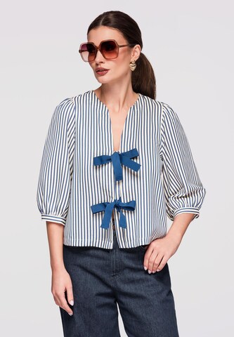 Ombre Blouse in Mixed colours: front