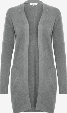 b.young Knit Cardigan 'NONINA' in Grey: front