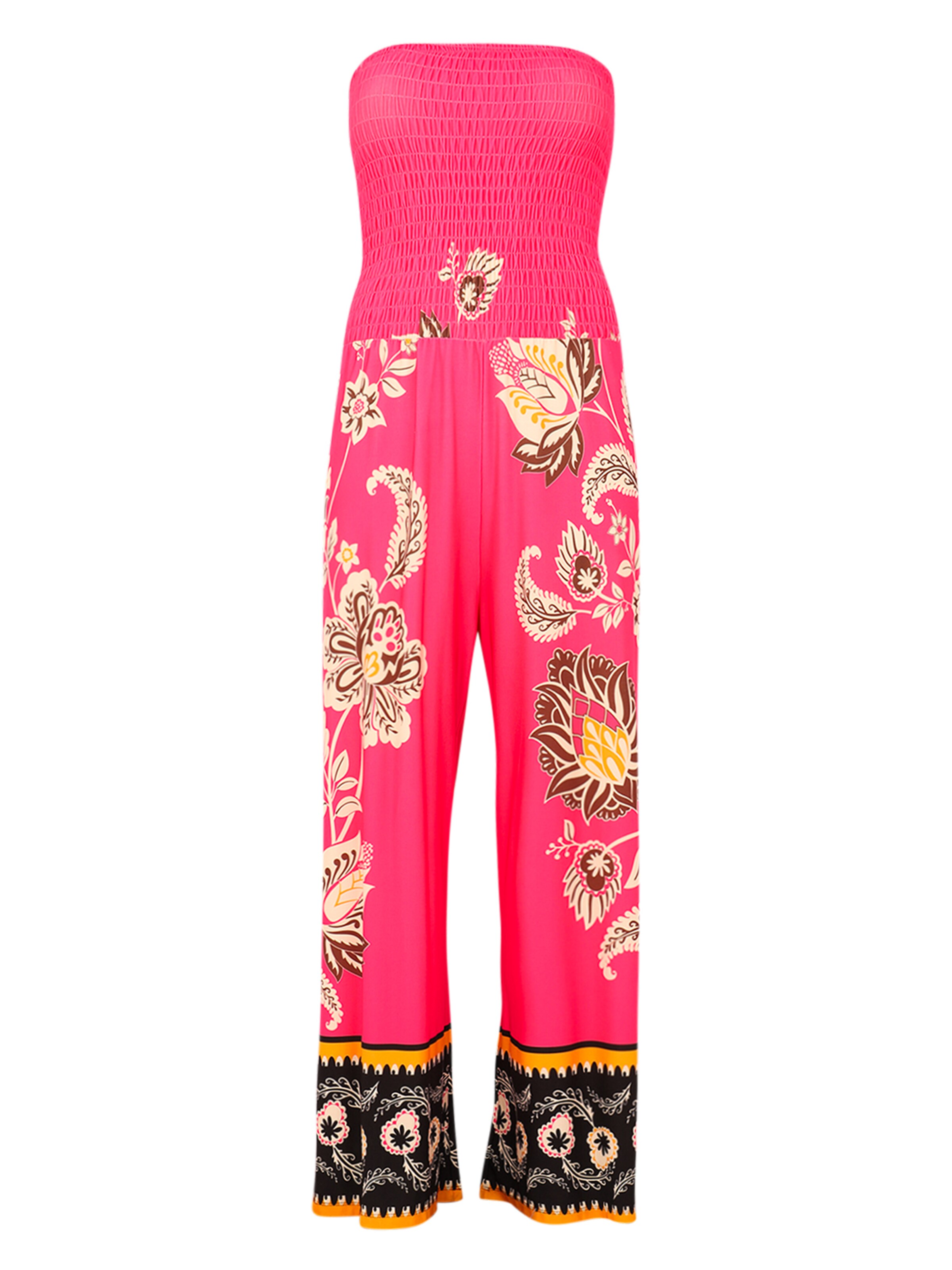 YOEK Jumpsuit in Pink: front