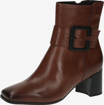 CAPRICE Ankle Boots in Brown: front