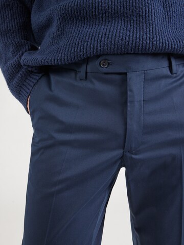 Hackett London Обычный Плиссированные брюки в Синий