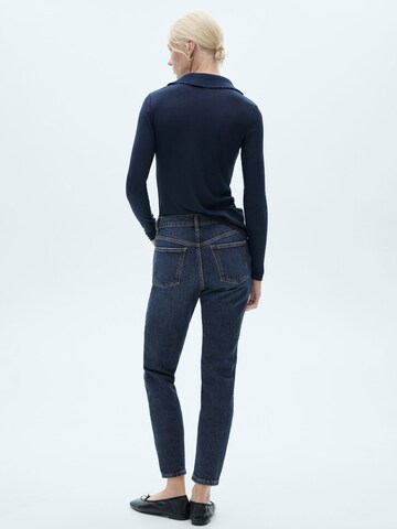 Slimfit Jeans de la MANGO pe albastru