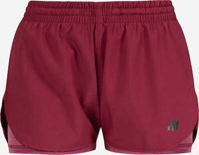 Pantaloni sportivi 'Salina ' Gorilla Wear di colore bordeaux / nero, Visualizzazione prodotti