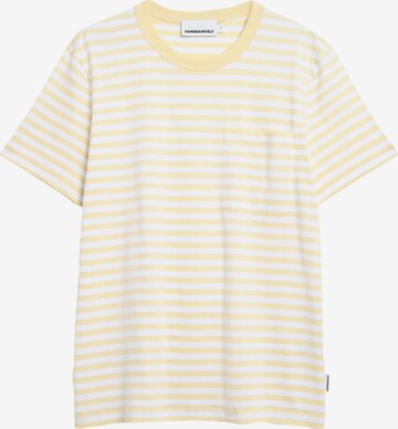 ARMEDANGELS Shirt ' MAARKOS POCKET STRIPES ' in Yellow: front