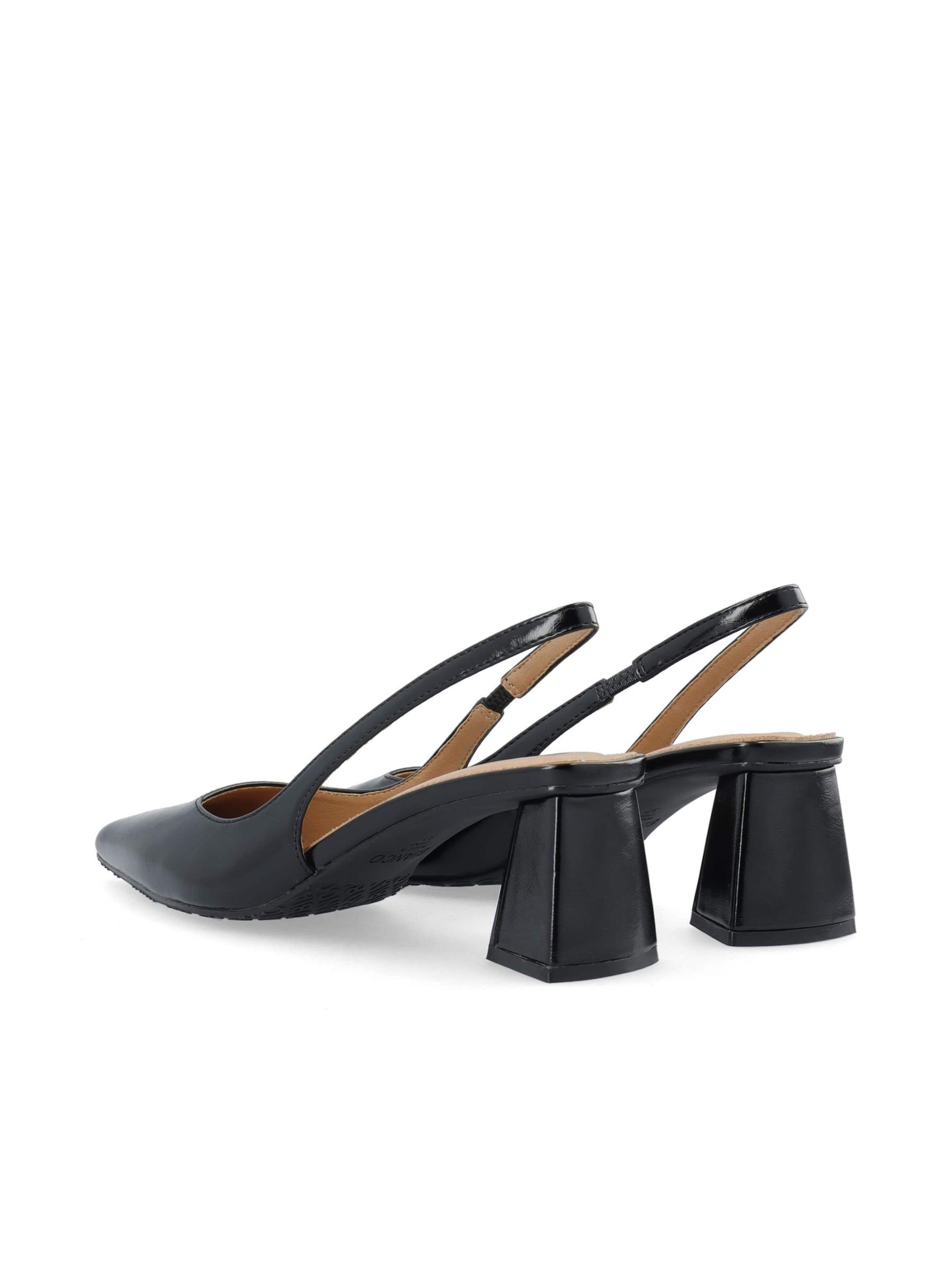 Bianco - Zapatos destalonado 'MARALYN' en negro