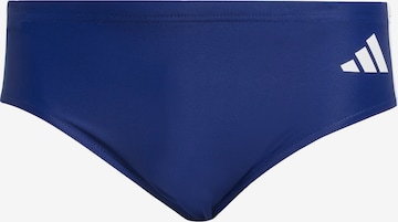 ADIDAS PERFORMANCESportske kupaće gaće '3-Stripes Swim' - plava boja: prednji dio