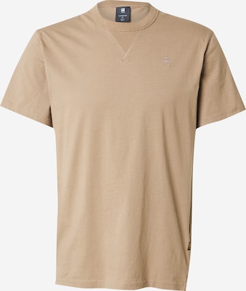 T-Shirt 'Nifous' G-STAR en beige : devant