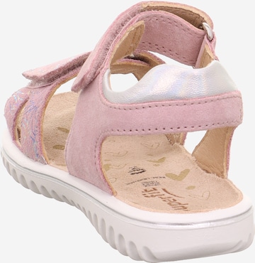 SUPERFIT Sandal 'Sparkle' i rosa