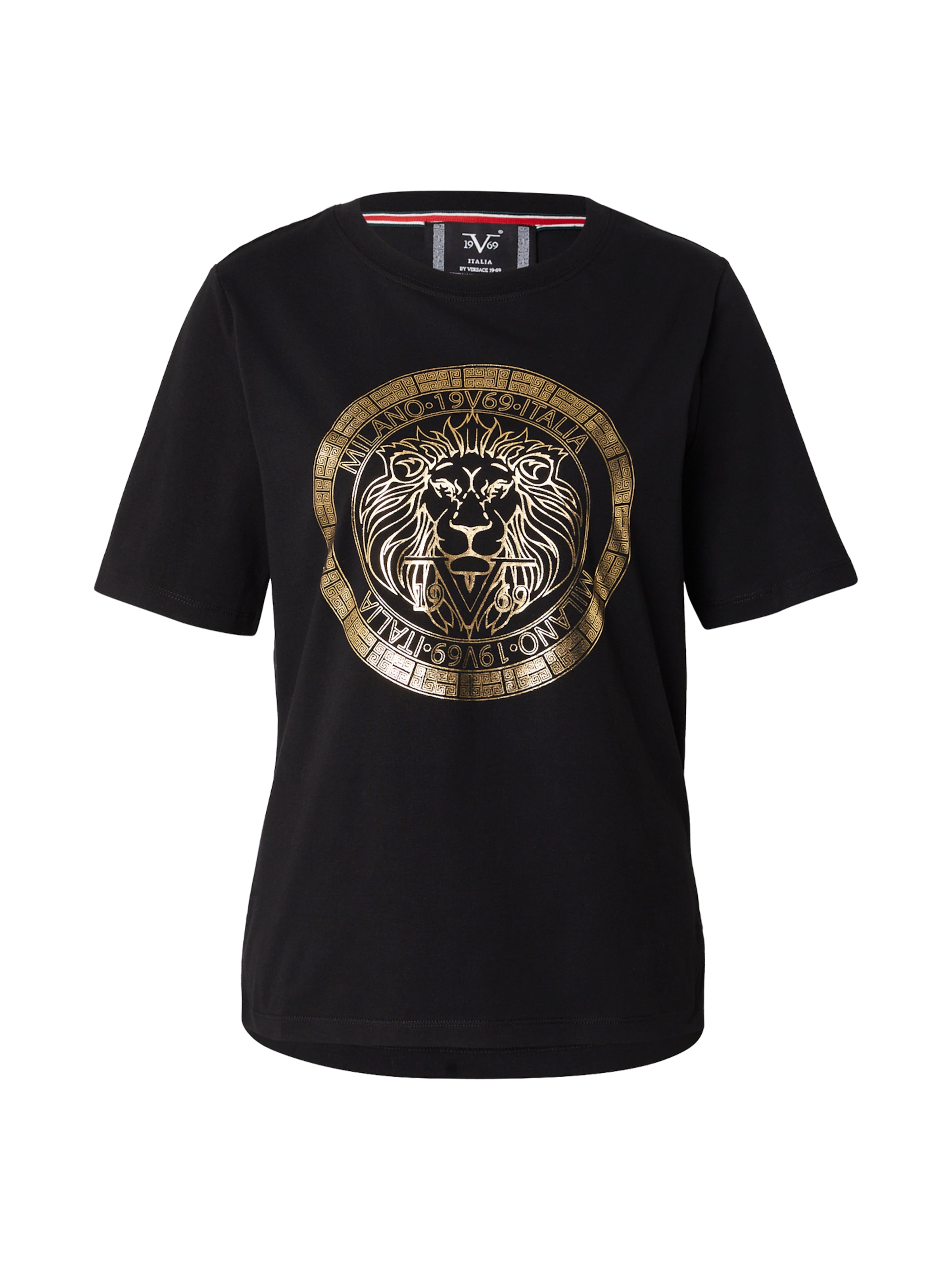 juoda 19V69 ITALIA Marškinėliai 'Bellara': priekis