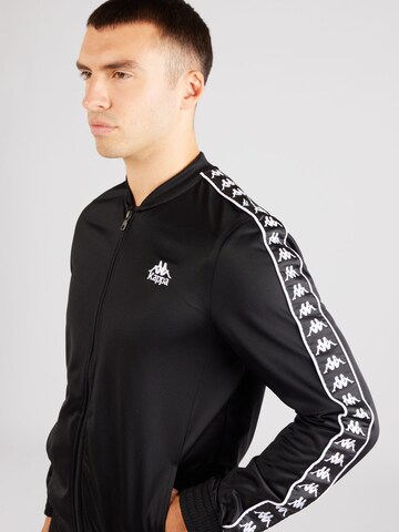 KAPPA Sportsdragt 'Tracksuit' i sort