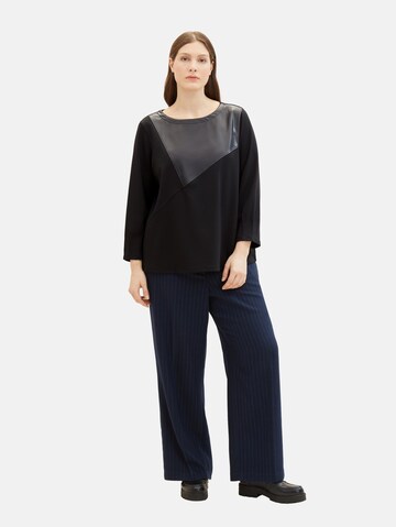 Tom Tailor Women + Shirt in Zwart