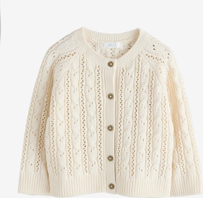 Kardiganas iš Next, spalva – nebalintos drobės spalva, Prekių apžvalga