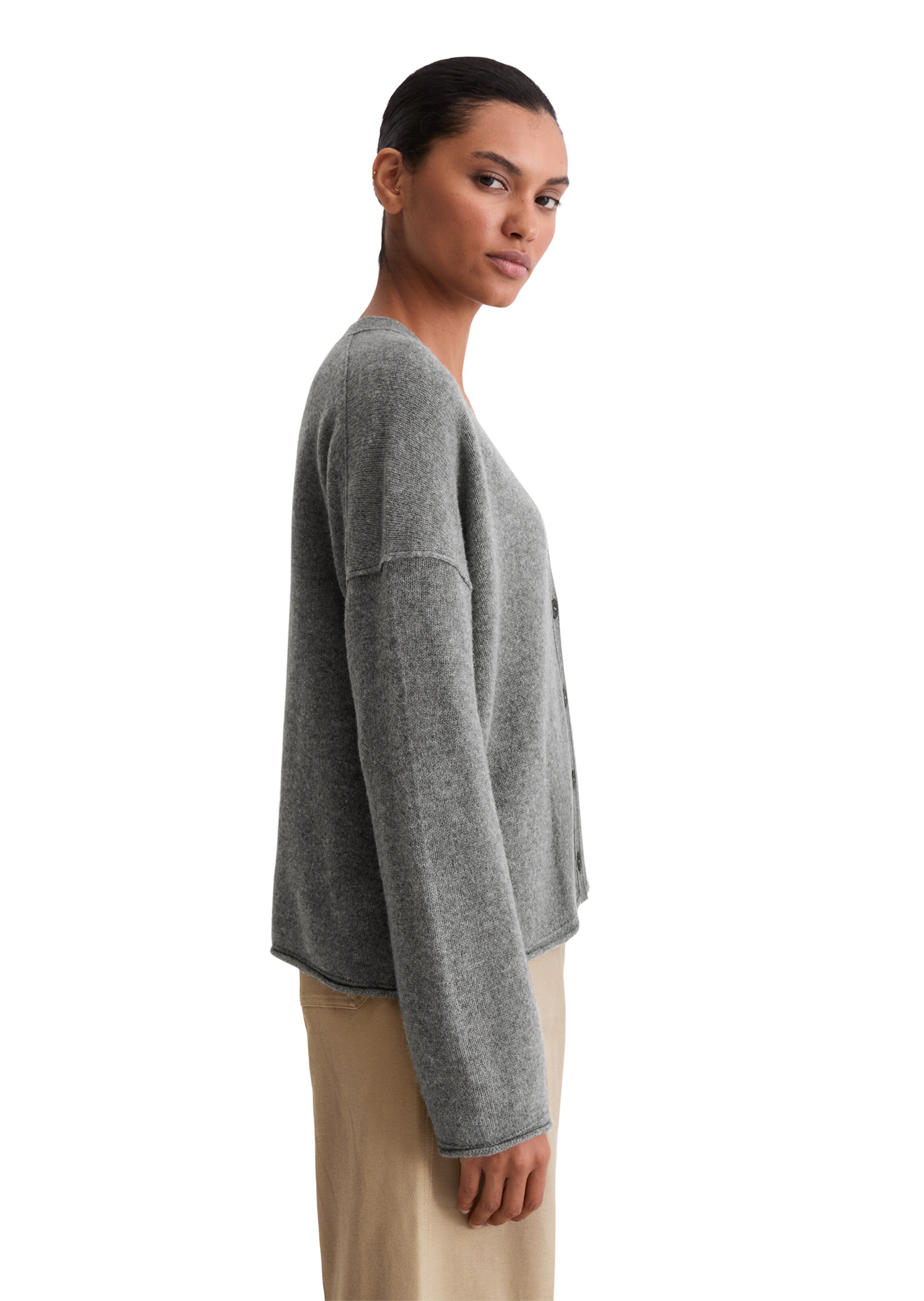 Marc O'Polo Strickjacke in Grau