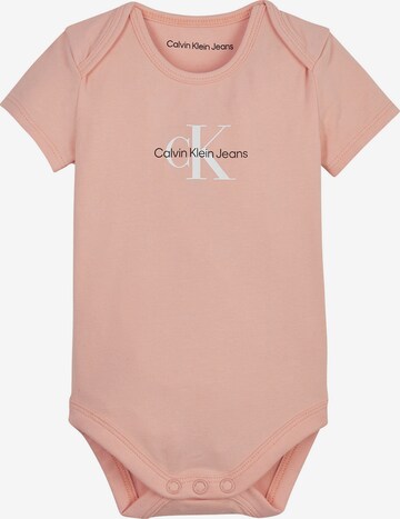 Calvin Klein Jeans - Pijama entero/body en rosa: frente