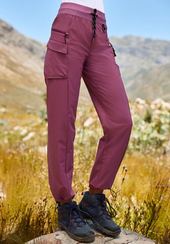 LASCANA ACTIVE Regular Outdoor Pants in Pink