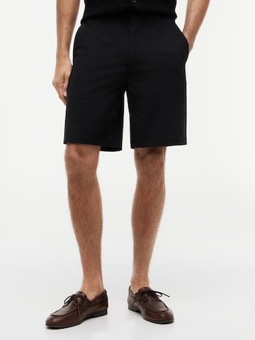 Regular Pantalon chino 'DOVER 8' TOMMY HILFIGER en noir : devant