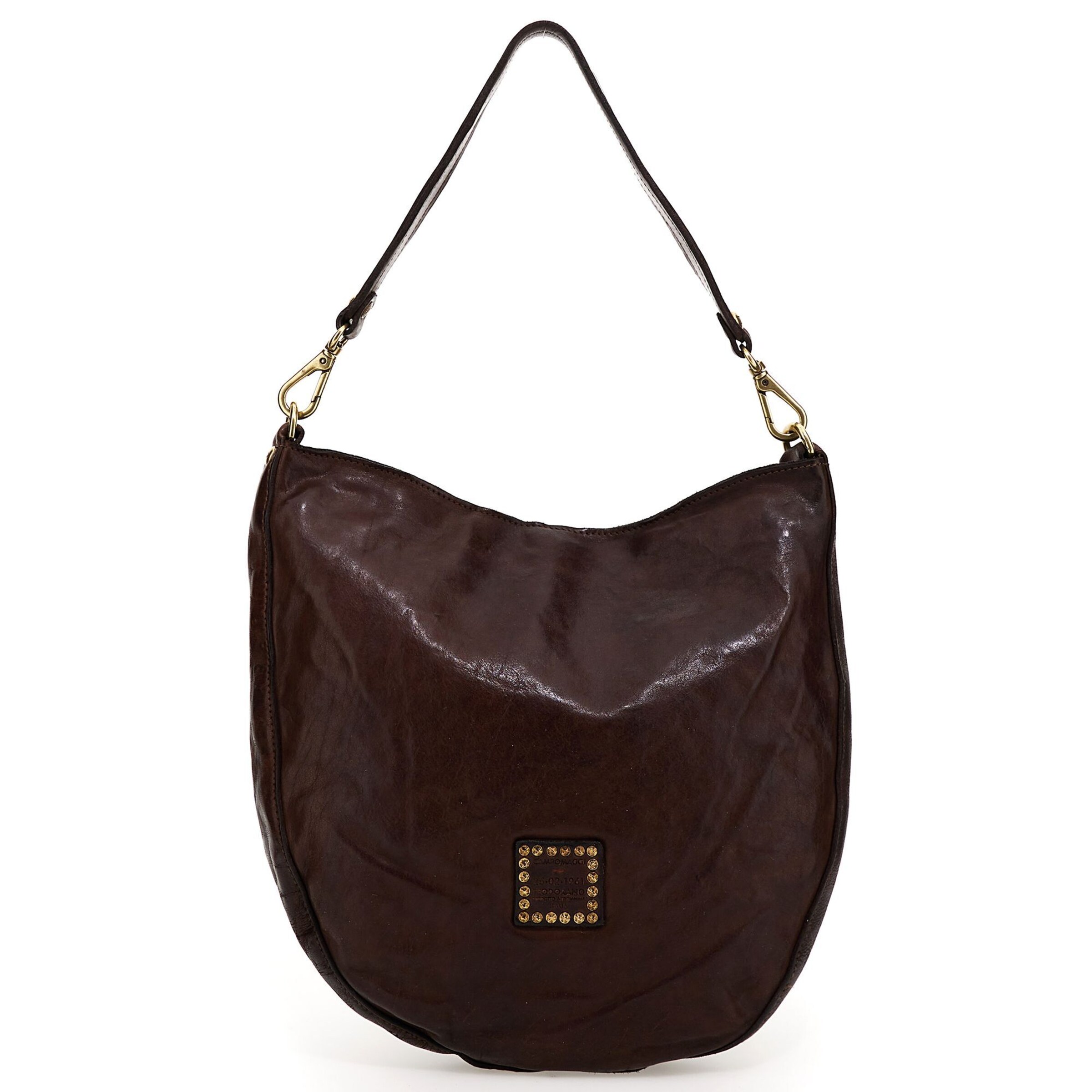 Borsa a spalla 'Edera' di Campomaggi in marrone