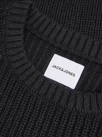 JACK & JONES Sweter 'DAVIS' w kolorze czarny