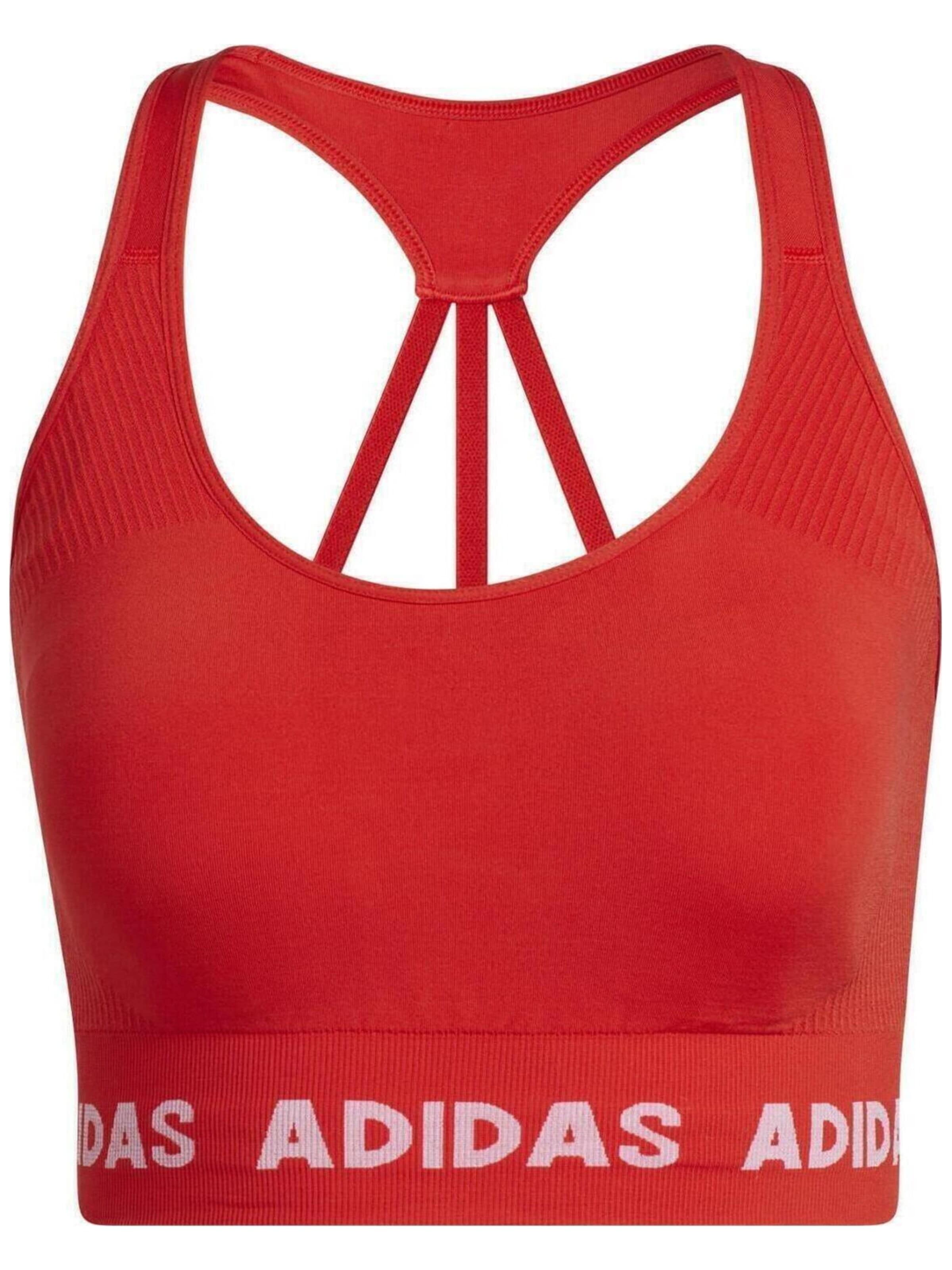 ADIDAS - Top deportivo 'adidas Training Aeroknit' en rojo: frente