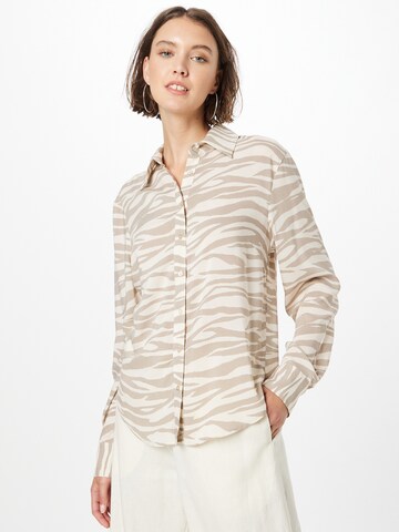 Gina Tricot Blouse 'Hilma' in Beige: front