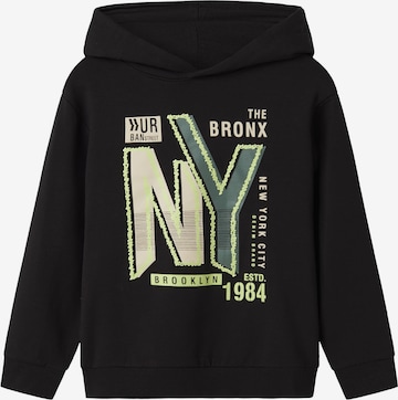 NAME ITSweater majica 'Vugo' - crna boja: prednji dio