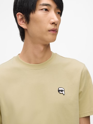 Karl Lagerfeld - Camisa 'IKON' em castanho