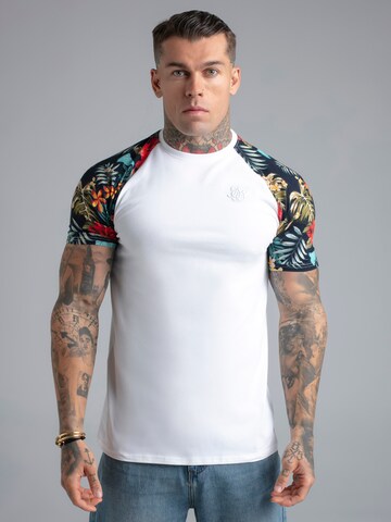SikSilk Shirt in Wit: voorkant
