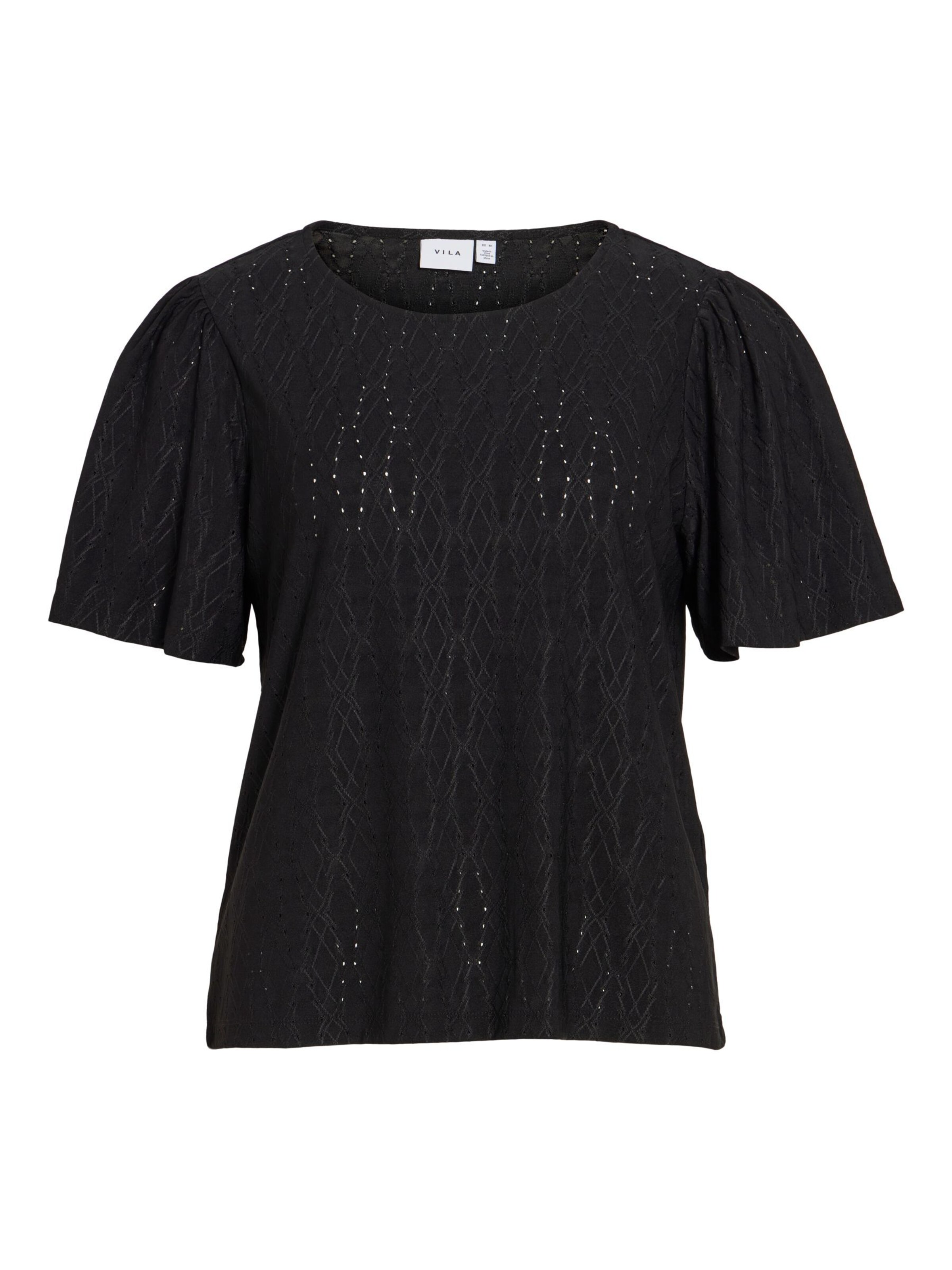 VILA Shirts 'VIBELLI ' i sort: forside