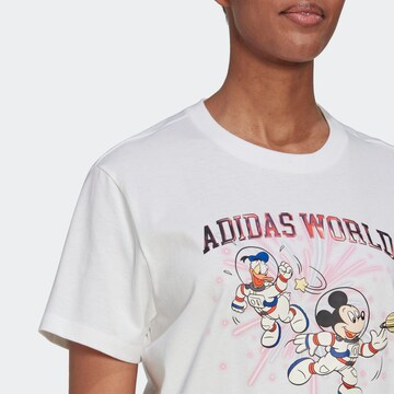 ADIDAS ORIGINALS Тениска 'Disney Graphic' в бяло