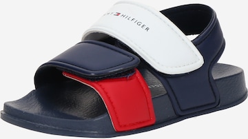 TOMMY HILFIGER Ανοικτά παπούτσια σε μπλε: μπροστά