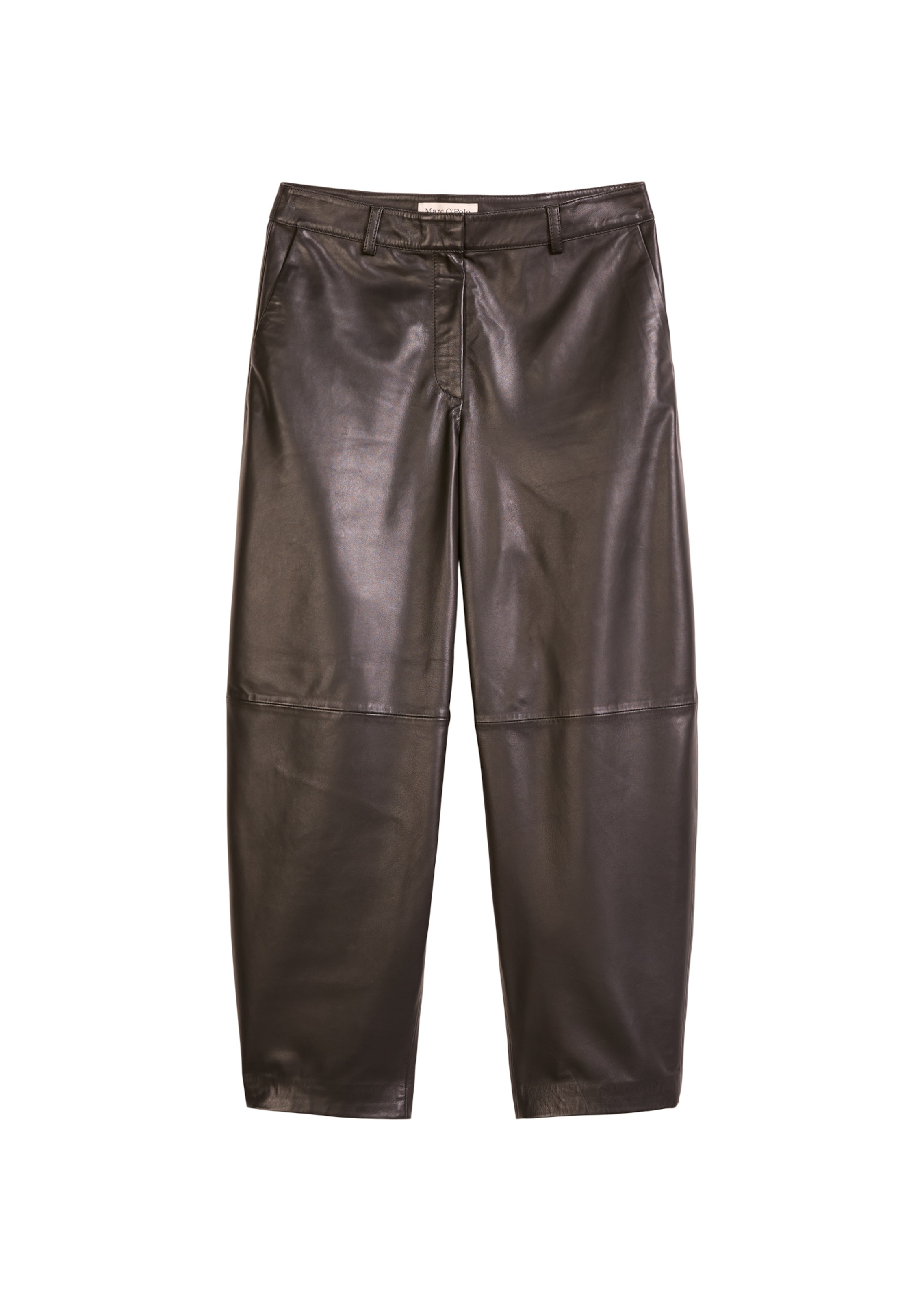Marc O'Polo Regular Trousers in Brown: front