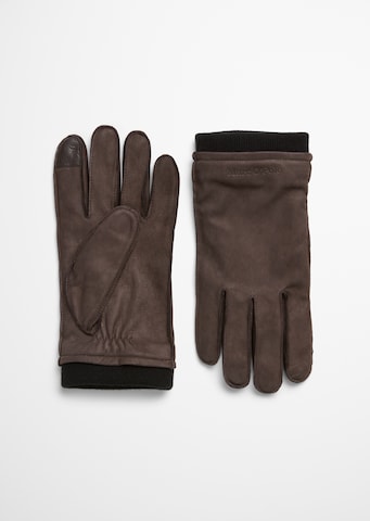 Marc O'Polo Vingerhandschoenen in Bruin