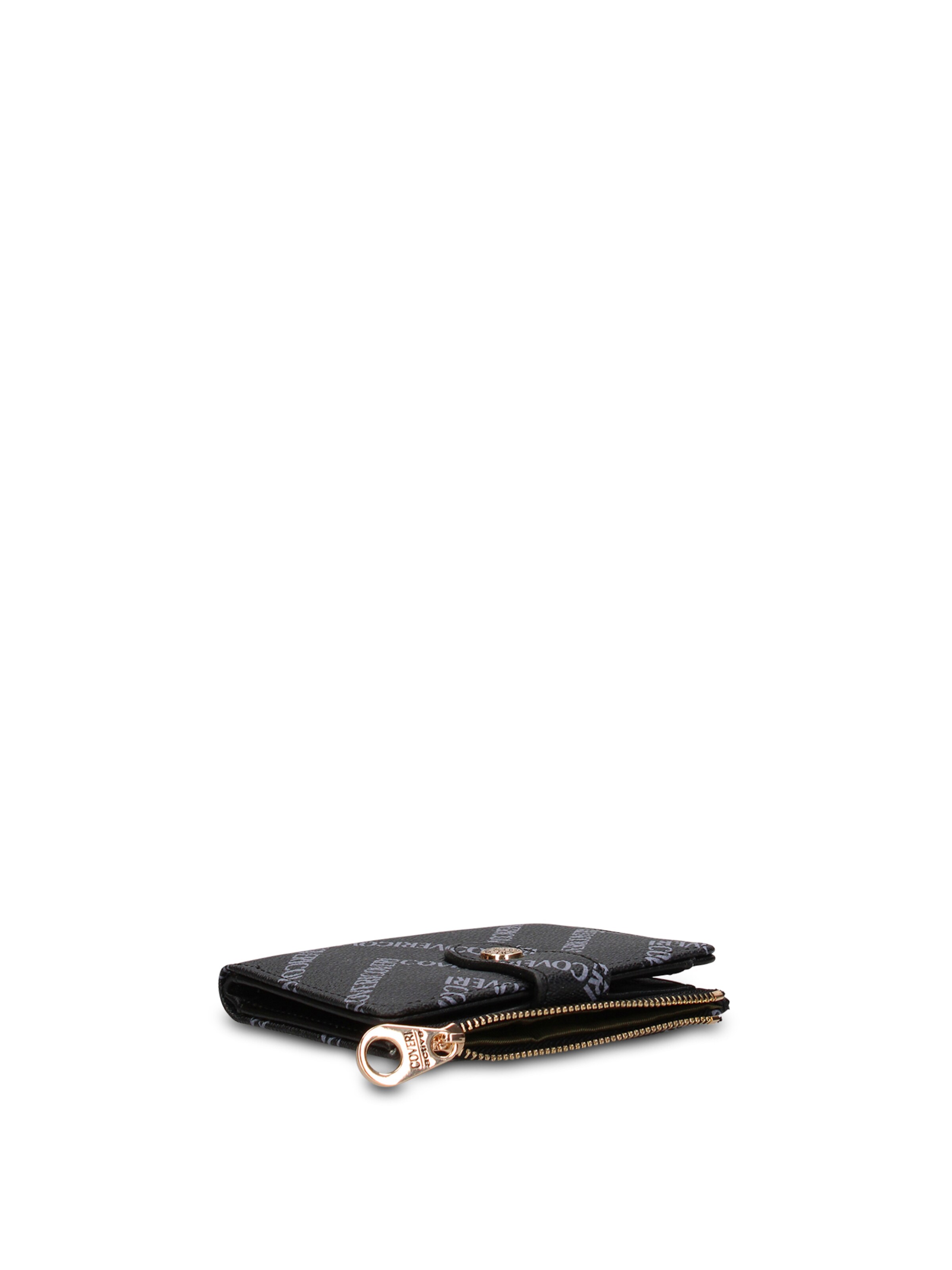 Portamonete 'Portafoglio donna Coveri Collection con bottone - Compatto e elegante' di Coveri Collection in nero