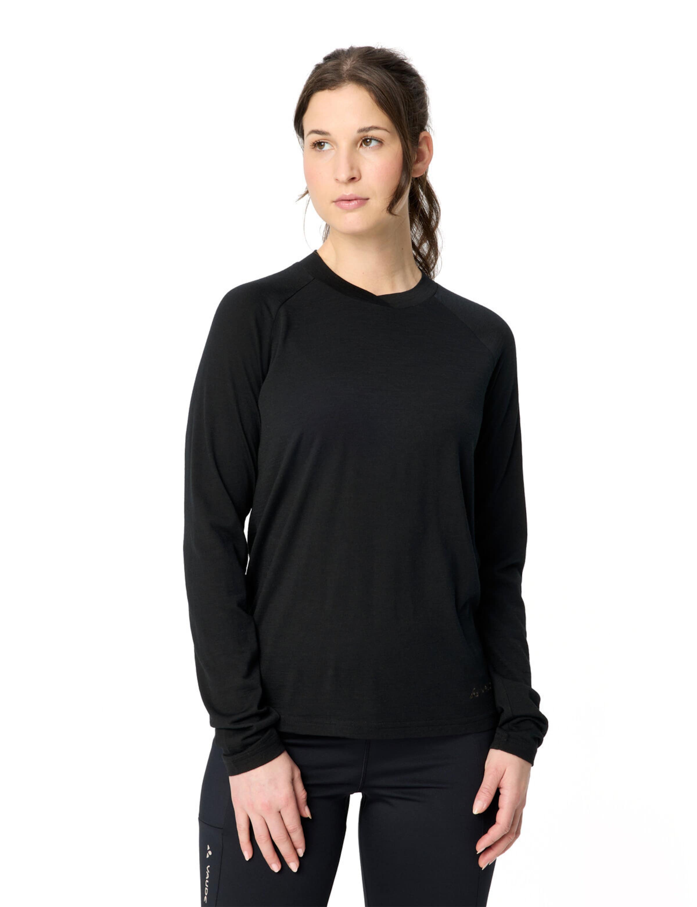 VAUDE Funktionsshirt 'Essential' in Schwarz: Vorderseite