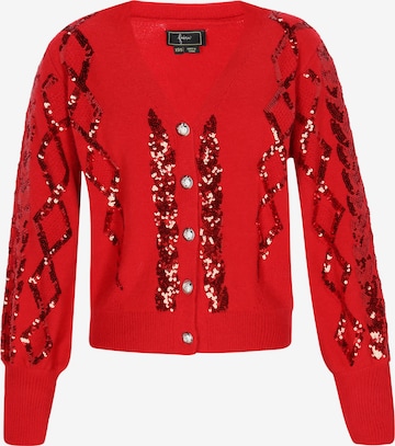 faina - Cárdigan en rojo: frente
