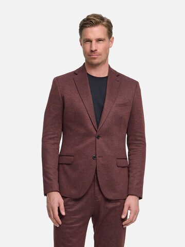 Zuitable Slim fit Suit Jacket 'DiNick' in Red: front