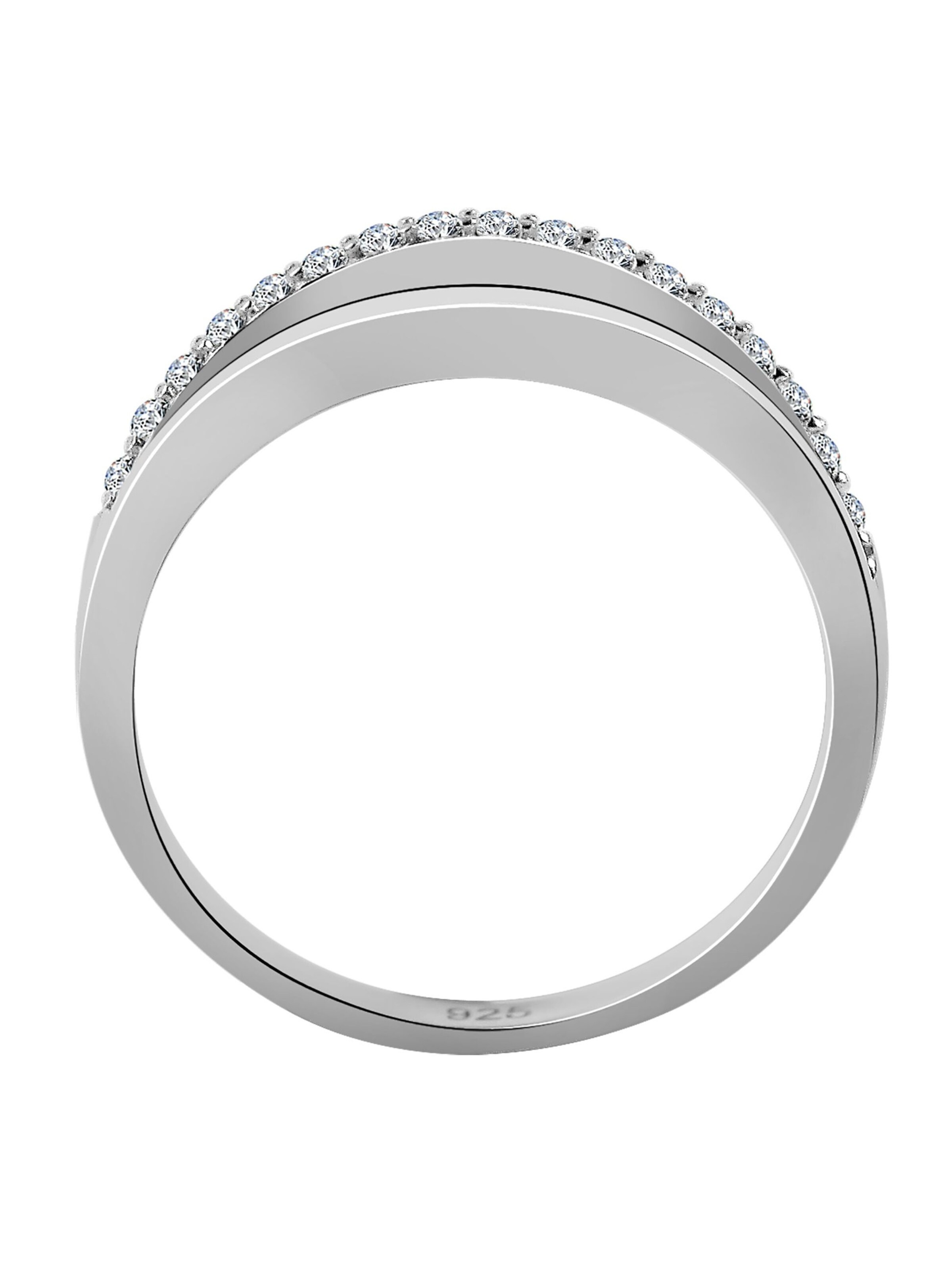 Akzent Ring 'Jannike' in Silver