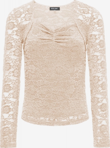 T-shirt Salsa Jeans en beige : devant
