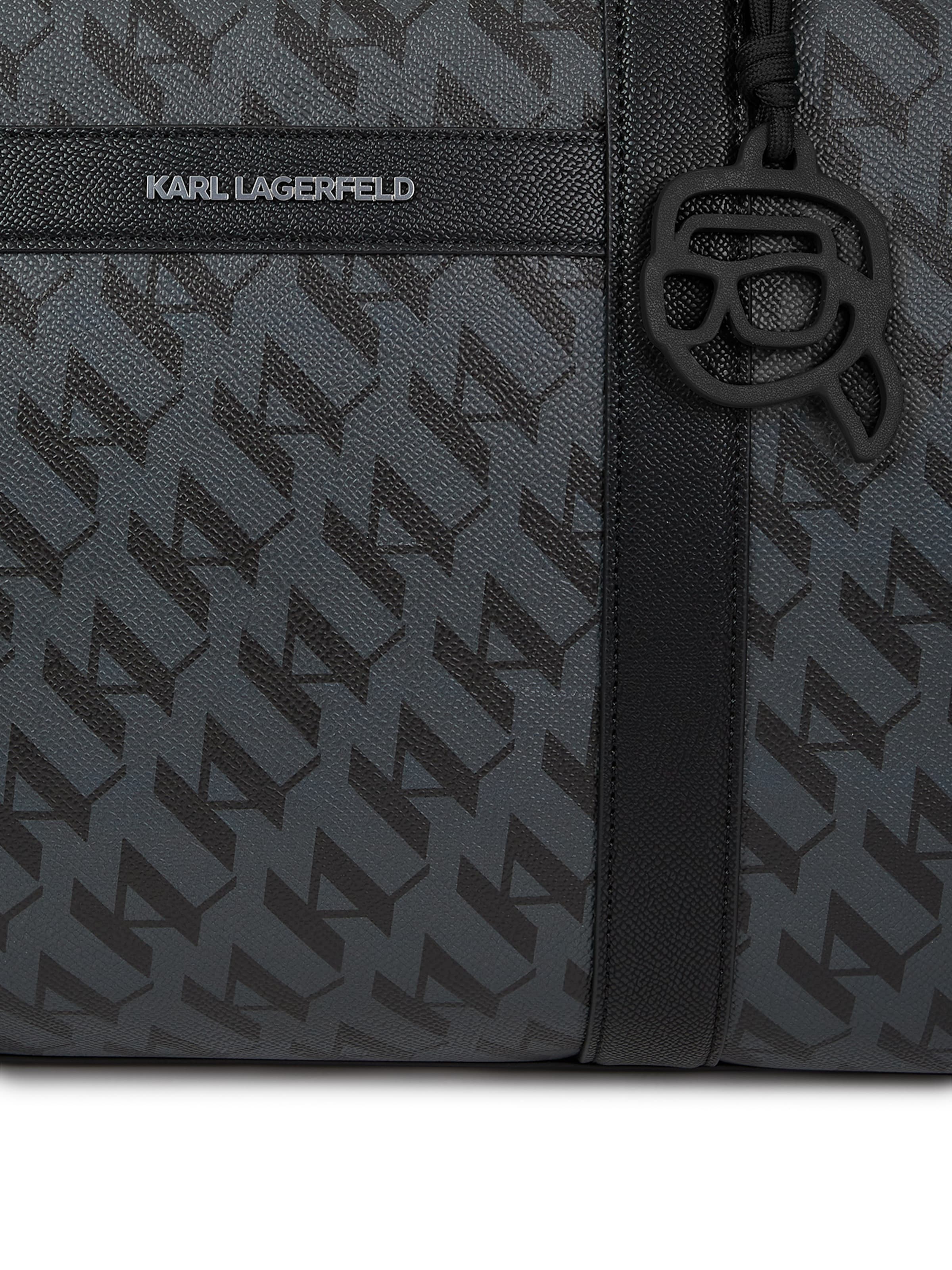 Sac week-end 'Ikon' Karl Lagerfeld en noir