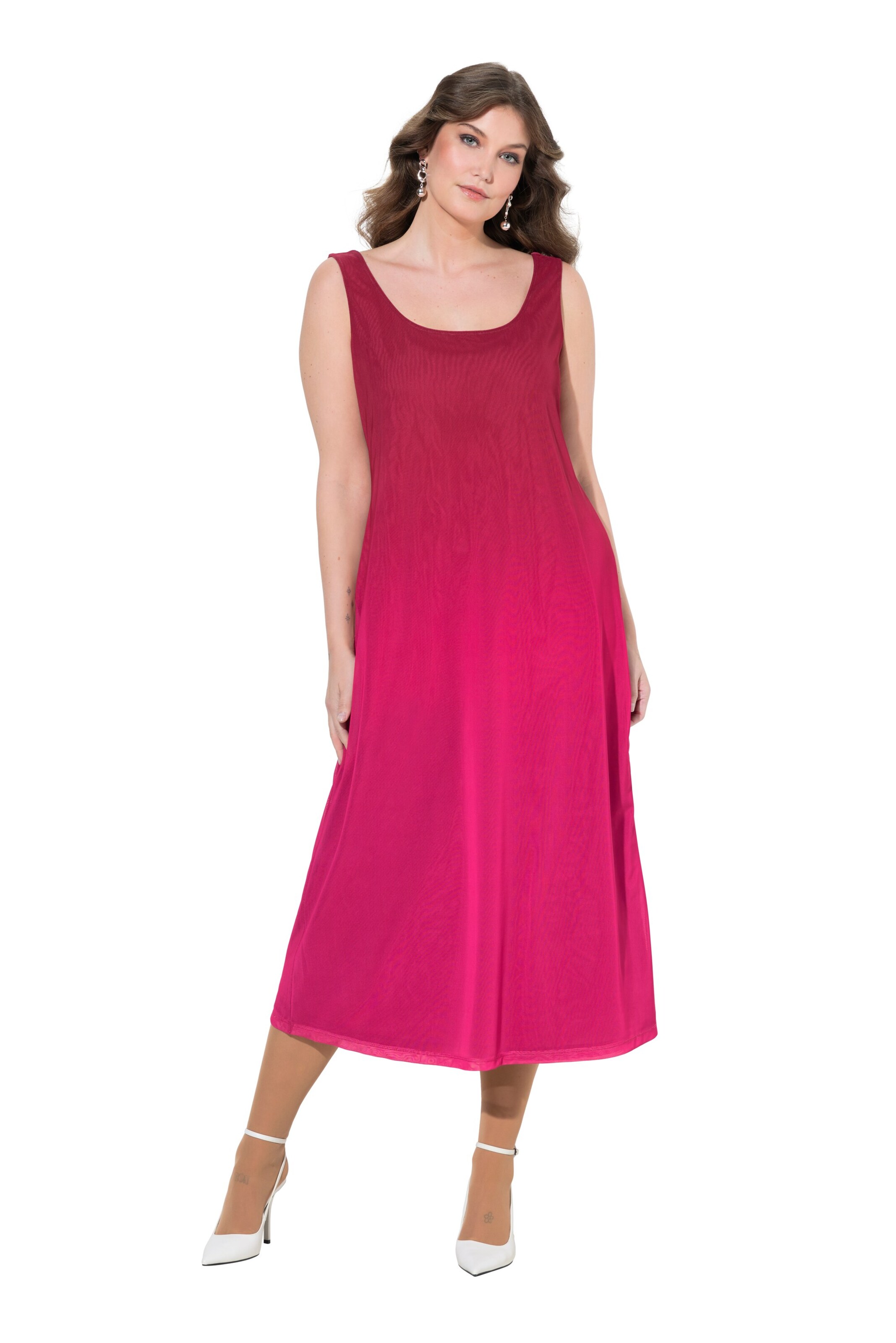 MIAMODA Dress in Pink: front