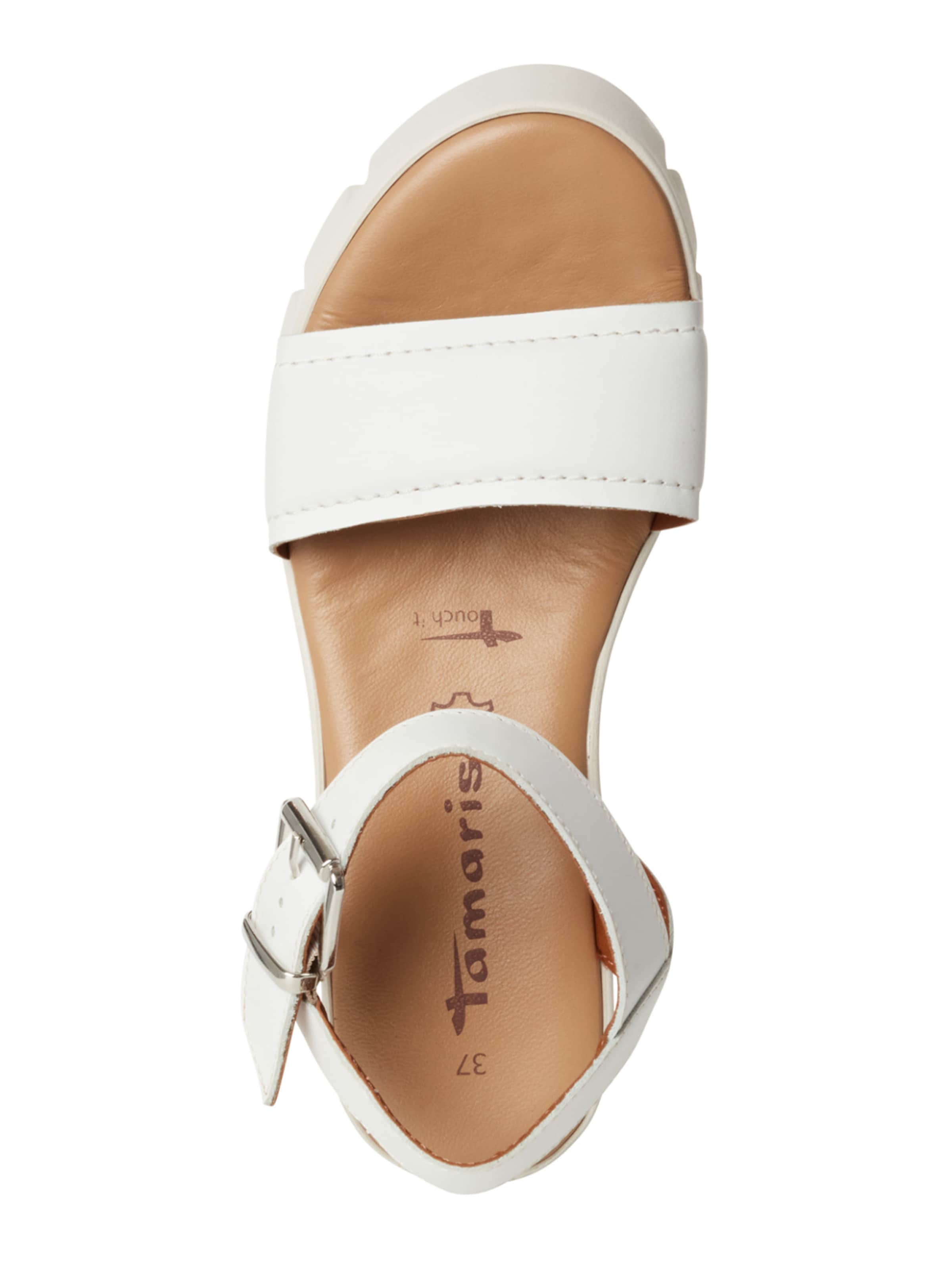 Tamaris Sandale in Weiß